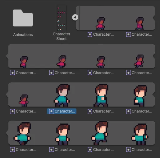 Drag sprite to scene