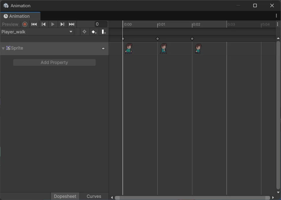 Generated clip in the timeline